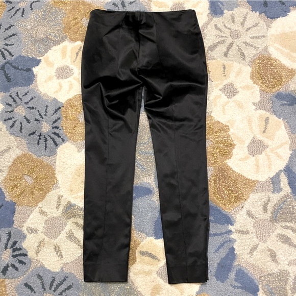 Bebe Black Satiny Ankle Zip Leggings - Picture 3 of 8